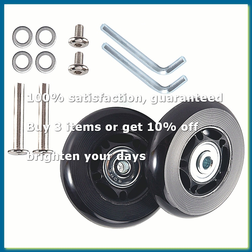 Luggage Wheel Replacement - 2 Set Luggage Suitcase Replacement Wheels