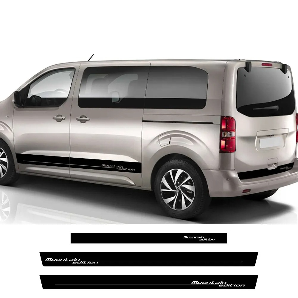 Travel Van Accessories - 3PCS Car Side Rear Door Stickers