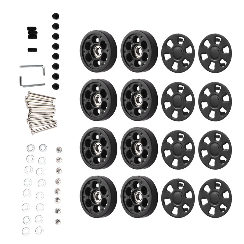 Luggage Wheel Replacement - ABMH-Luggage Wheels For Replacement 8PCS 50X12mm