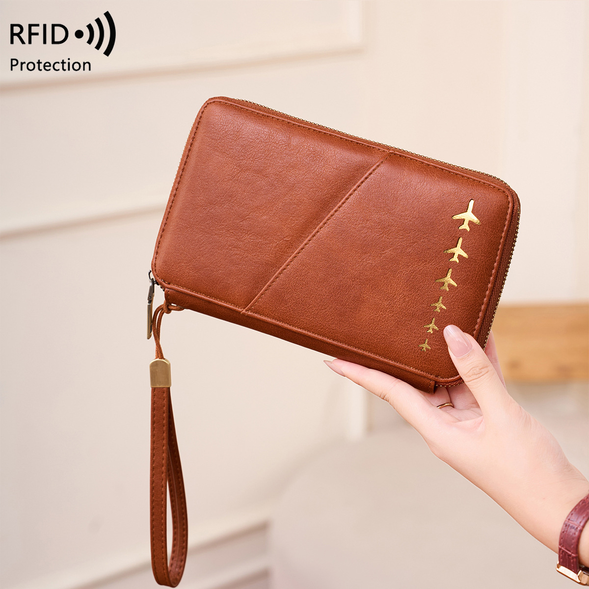 Trendy Airplane Design RFID Bl - Passport Holder Rfid 评论和价格
