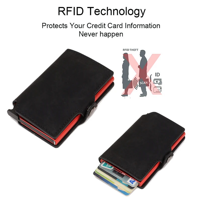 Slim Business Card Holder Men  - Passport Holder Rfid 评论和价格