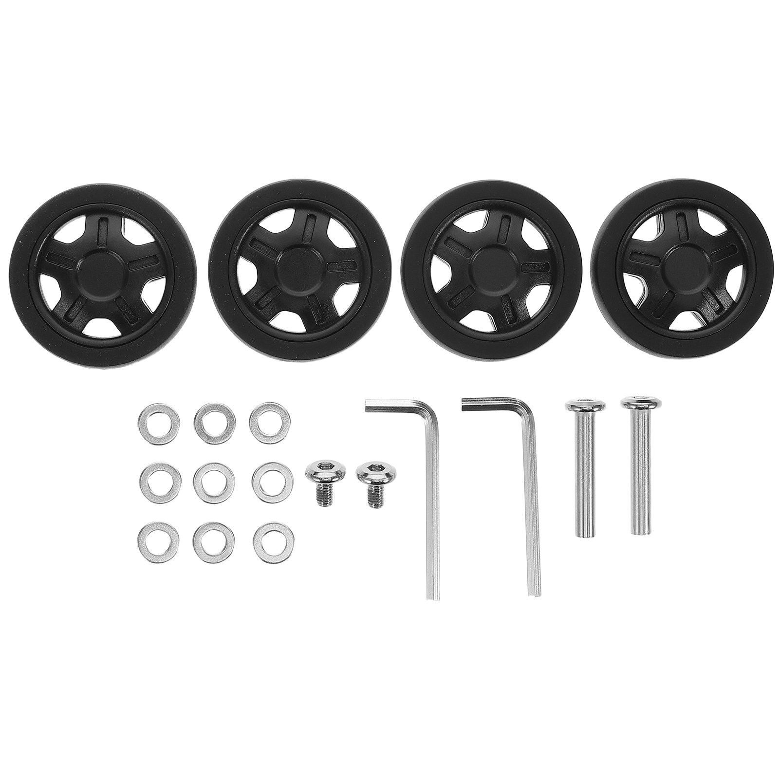 4Pcs Suitcase Universal Wheels - Luggage Wheel Replacement 评论和价格