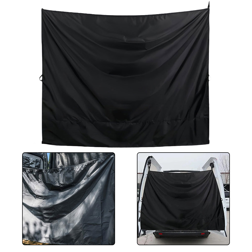 /Black /Rear /Door Curtain 180 - Travel Van Accessories 评论和价格