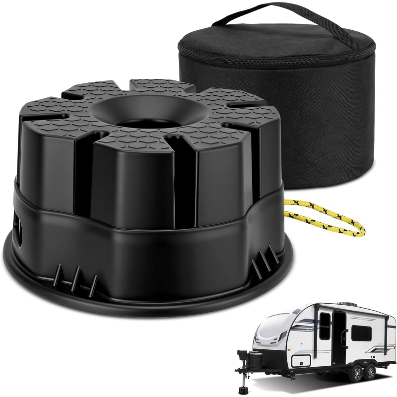 RV Trailer Jack Block With Bag - Travel Van Accessories 评论和价格