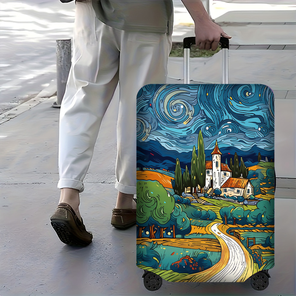 1PC Van Gogh Style Landscape P - Travel Van Accessories 评论和价格