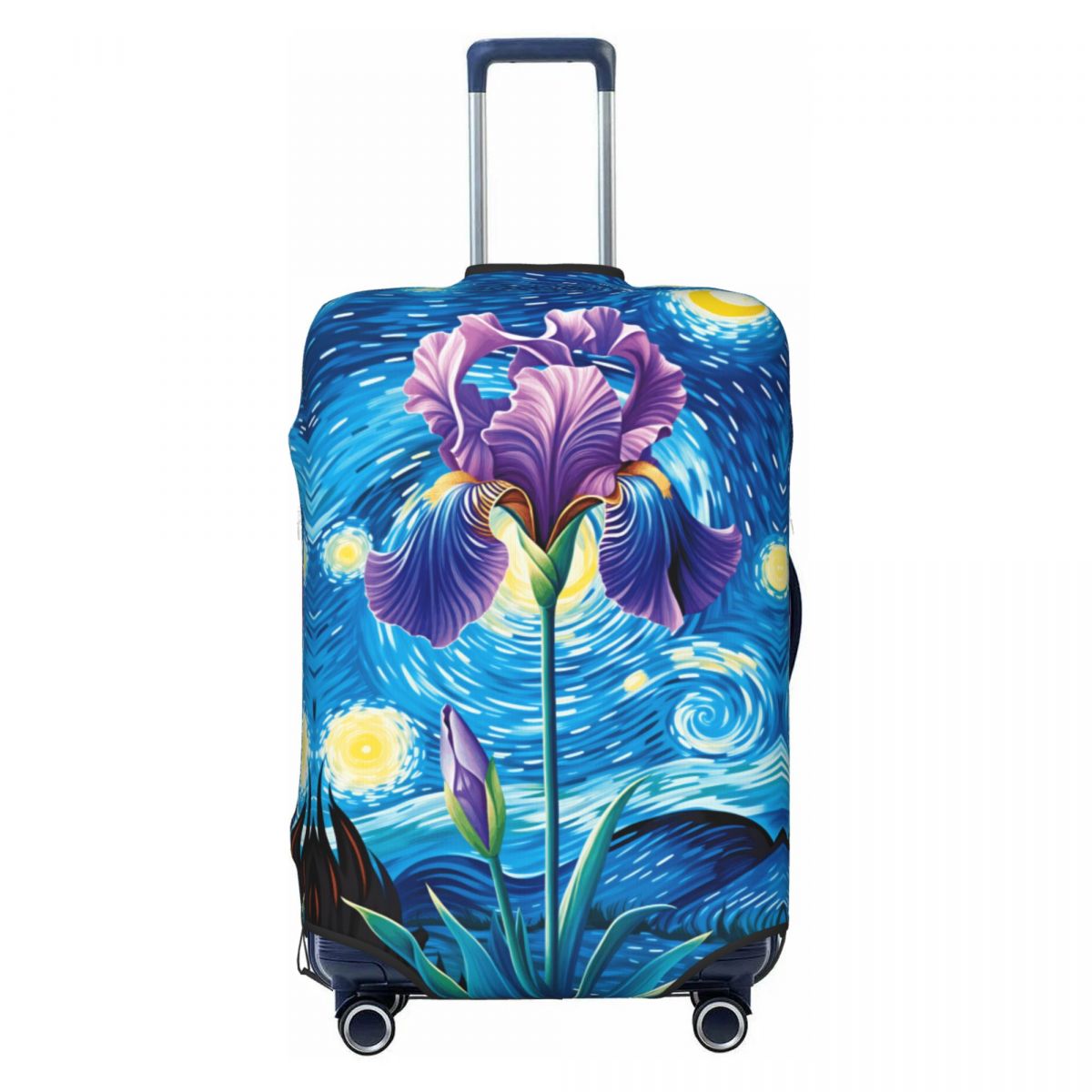 Irises With Van Gogh Starry Ni - Travel Van Accessories 评论和价格
