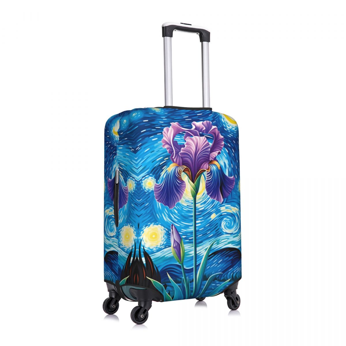 Irises With Van Gogh Starry Ni - Travel Van Accessories 评论和价格