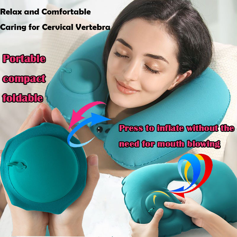 Portable Flocking Inflatable N - Travel Accessories Pillow 评论和价格