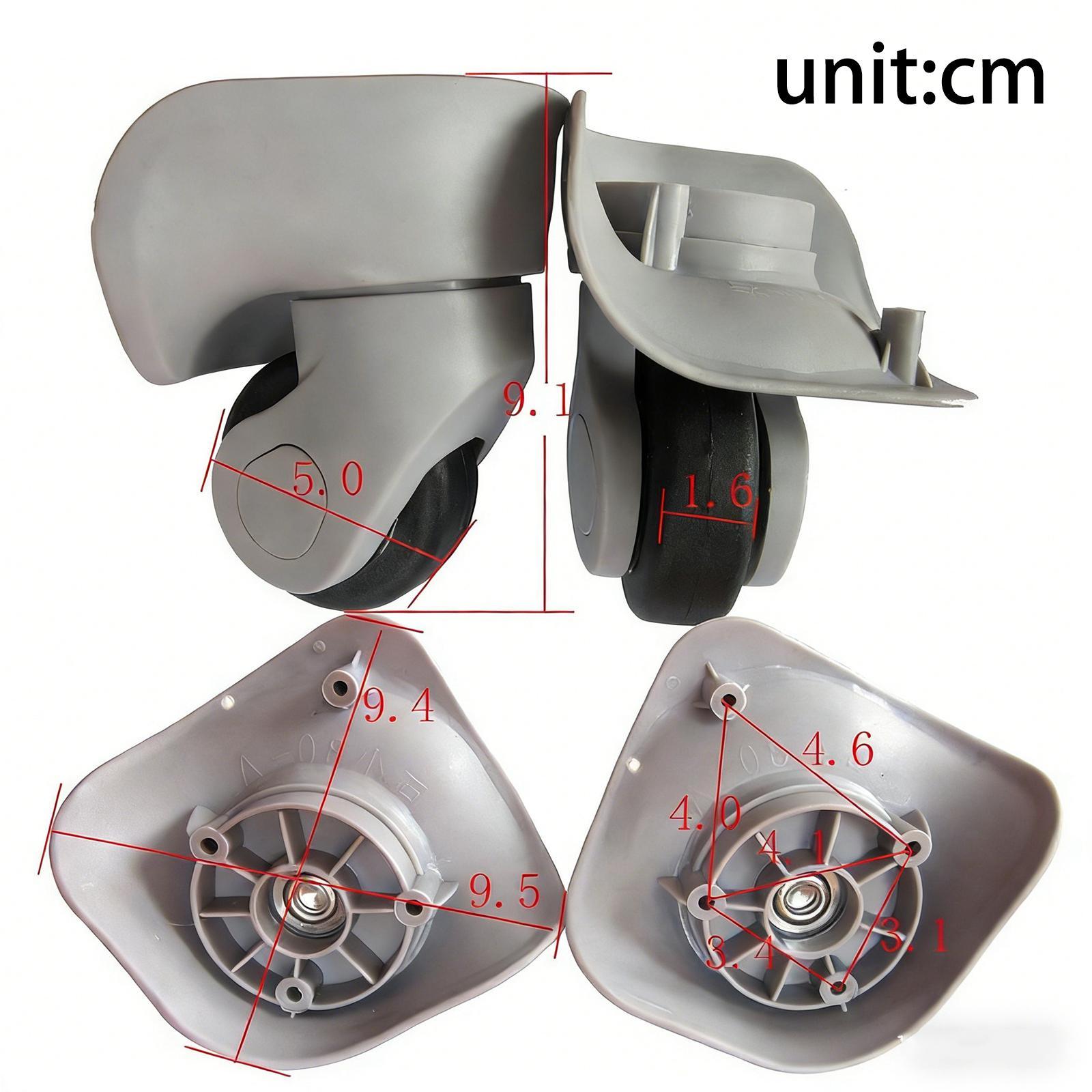 1 Pair A08 Luggage Wheels Suit - Luggage Wheel Replacement 评论和价格