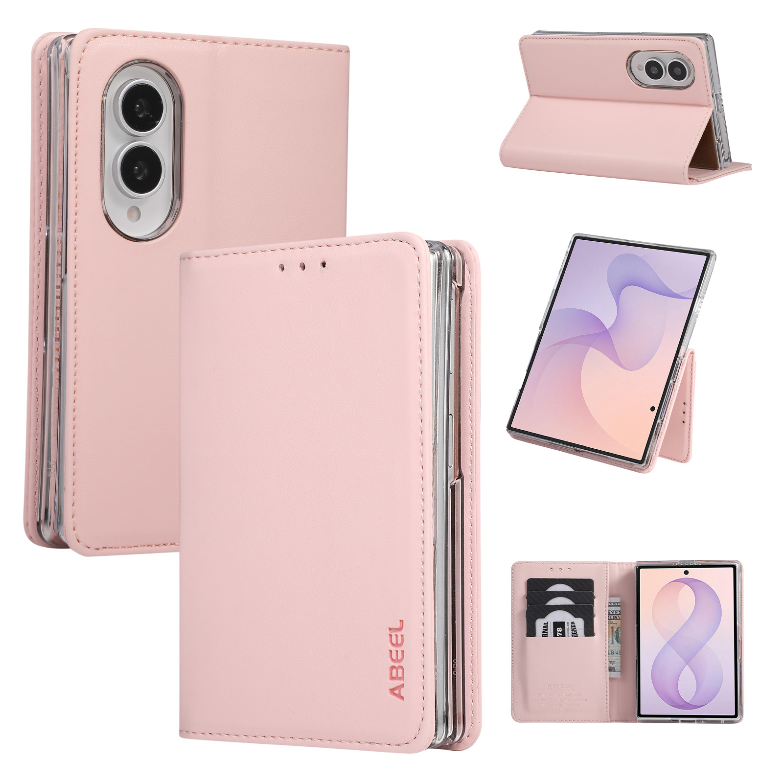 Flip Cards Solt Wallet Skin Fe - Passport Holder Rfid 评论和价格