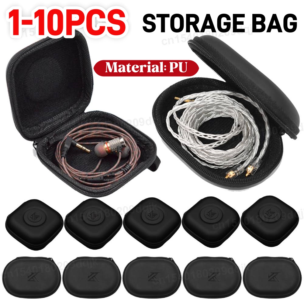1-10PCS KZ Earphones Case PU L - Travel Z 评论和价格