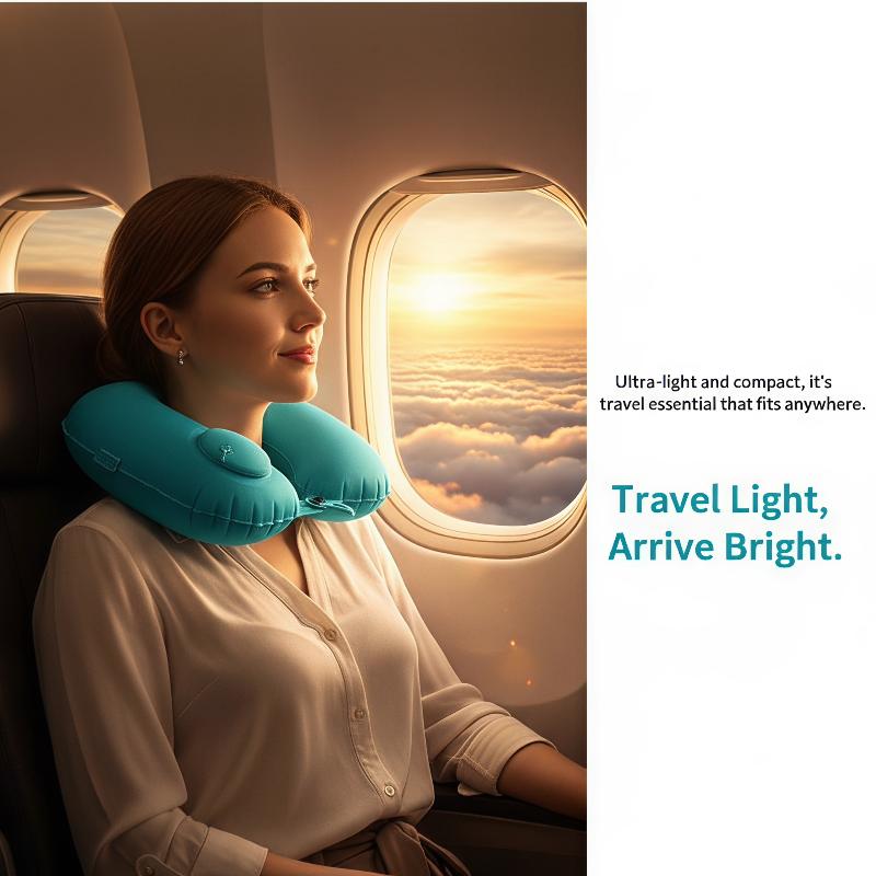 Travel Use Inflatable Neck Pil - Travel Accessories Pillow 评论和价格