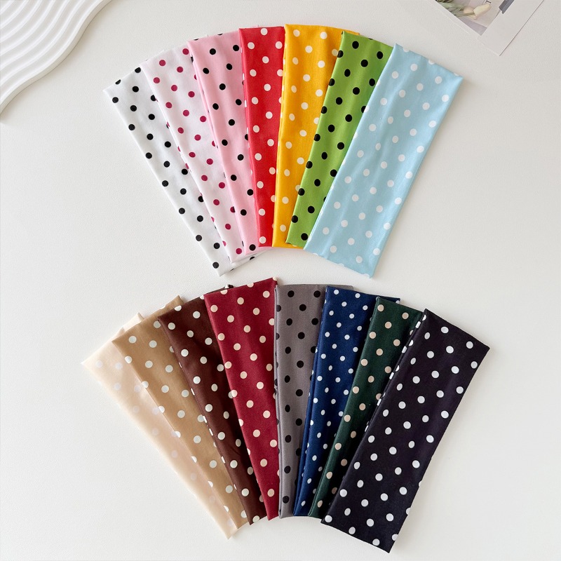 2Pc Polka Dot Elastic Headband - Travel Accessories Needed 评论和价格
