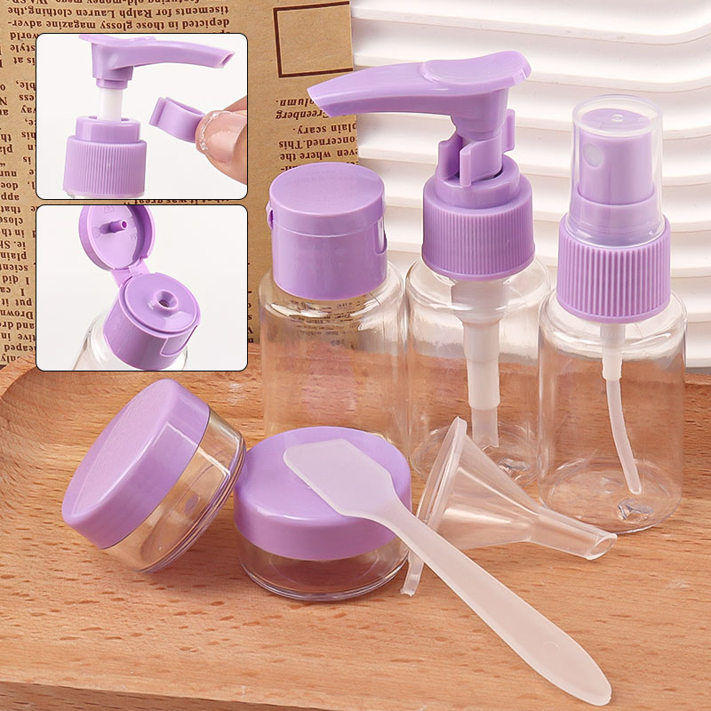 7pcs Travel Mini Makeup Cosmet - Travel Accessories Needed 评论和价格